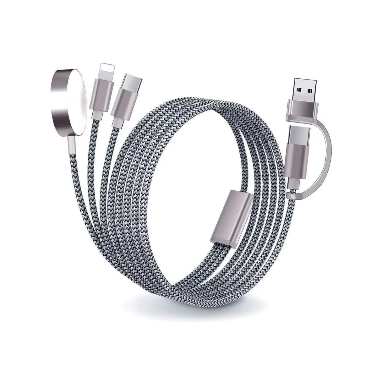 Travel essentials multi charging cable with watch charger 1