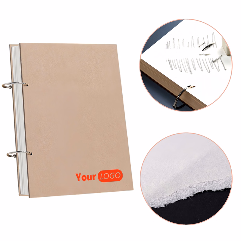 60-sheet Sketchbook Made Of Pure Wood Pulp