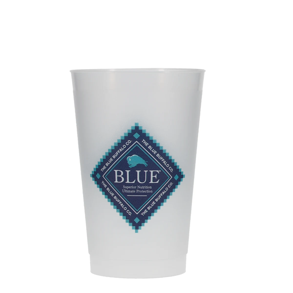 24 oz Frost-Flex Plastic Cup Frosted Digital Print 1