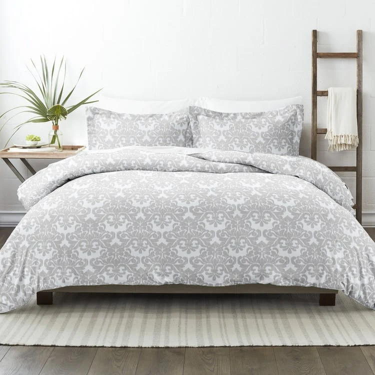 Duvet Cover Sets - Romantic Gray Twin-XL 2 Piece 1