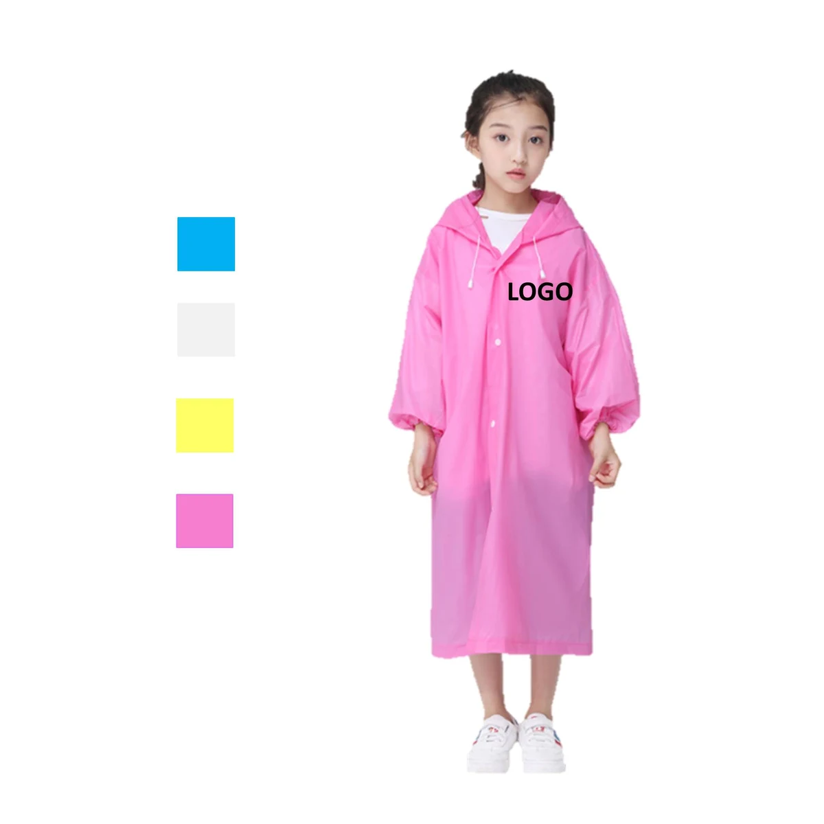 EVA Rain Poncho Raincoat For Kids 1