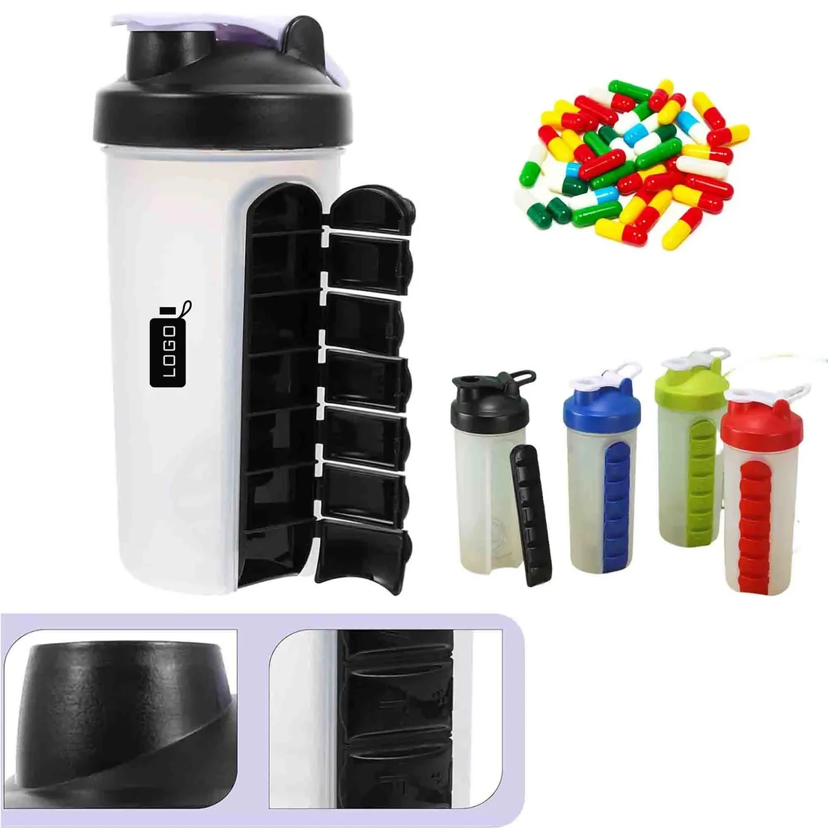 20OZ Pill Shaker Cup Healthy MOQ20 1