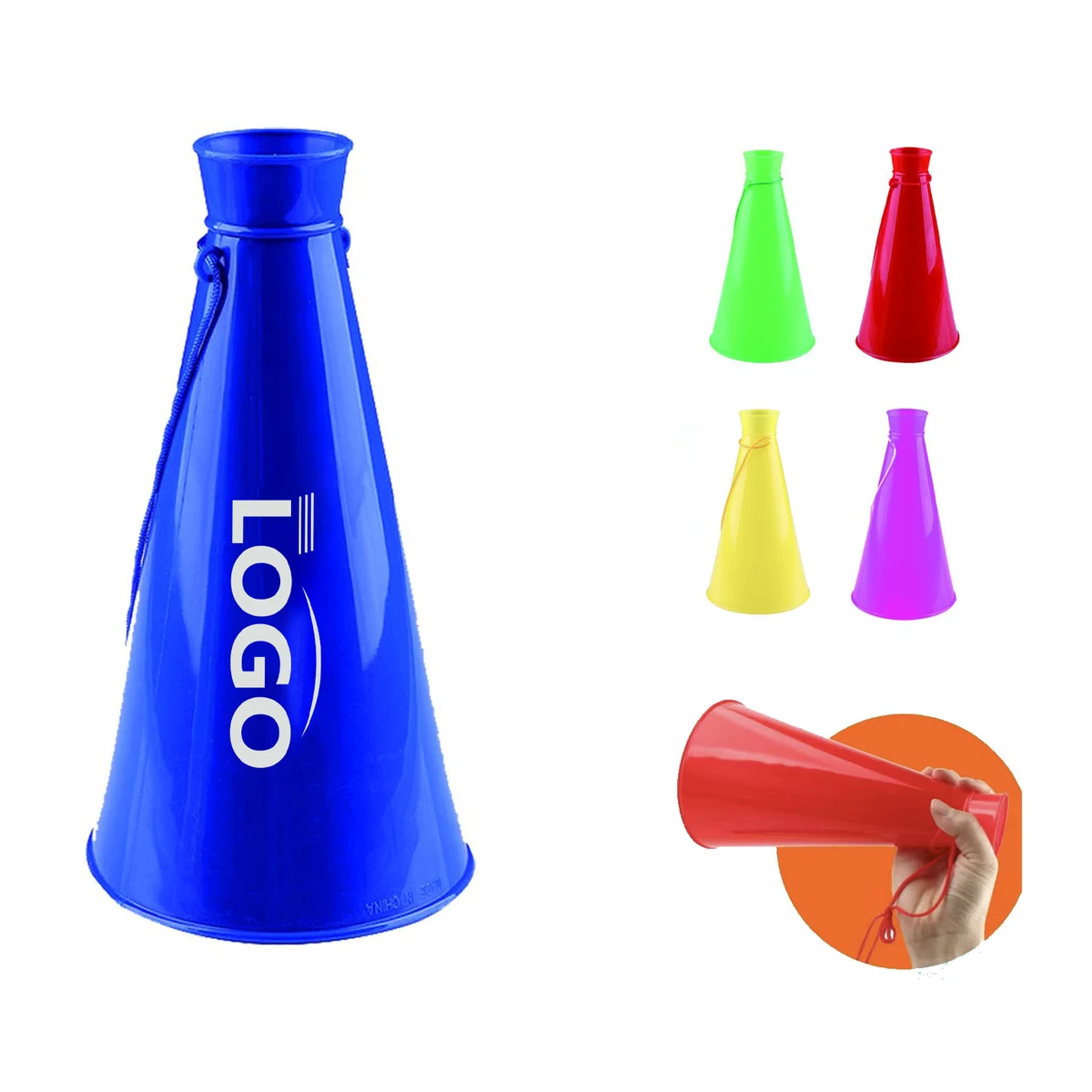 Customizable Plastic Cheer Megaphone 1