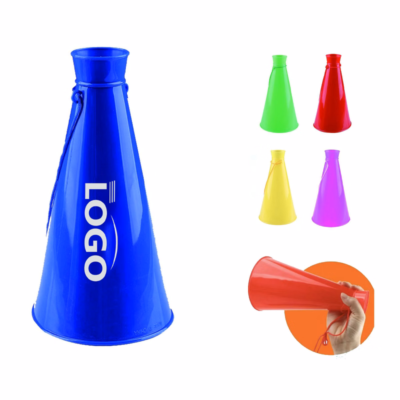 Customizable Plastic Cheer Megaphone