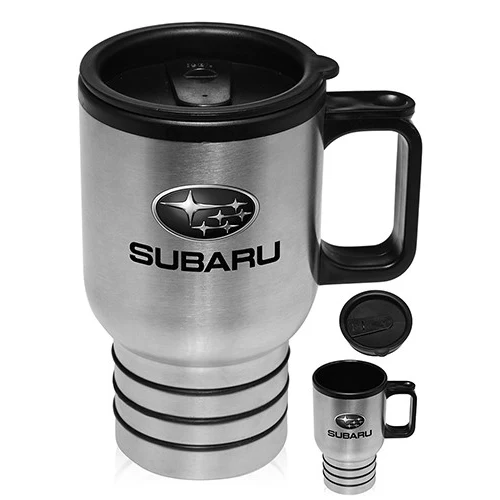 16 oz Stainless Steel Travel Mug with Handle 1