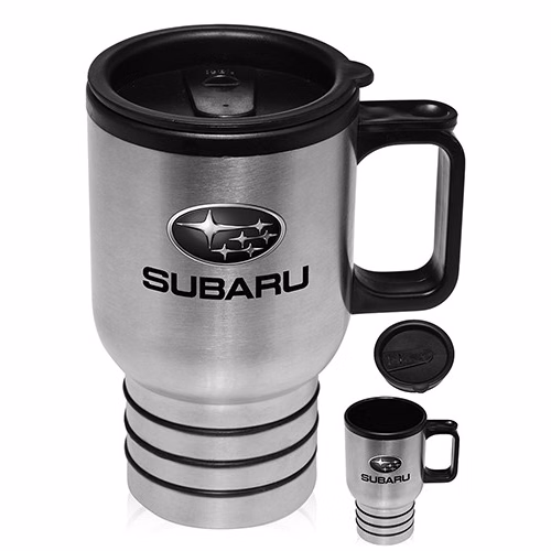 16 oz Stainless Steel Travel Mug with Handle