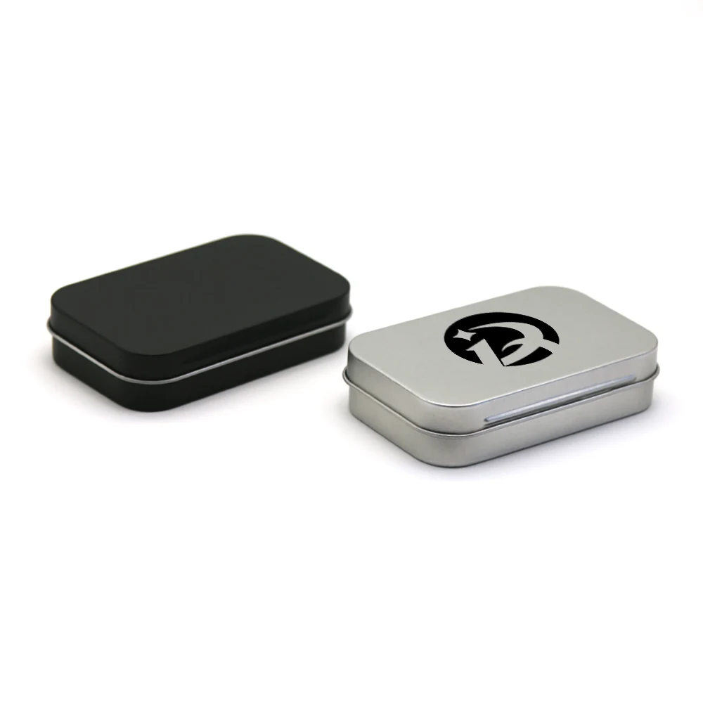 Metal Rectangular Mini Portable Storage Hinged Box 1