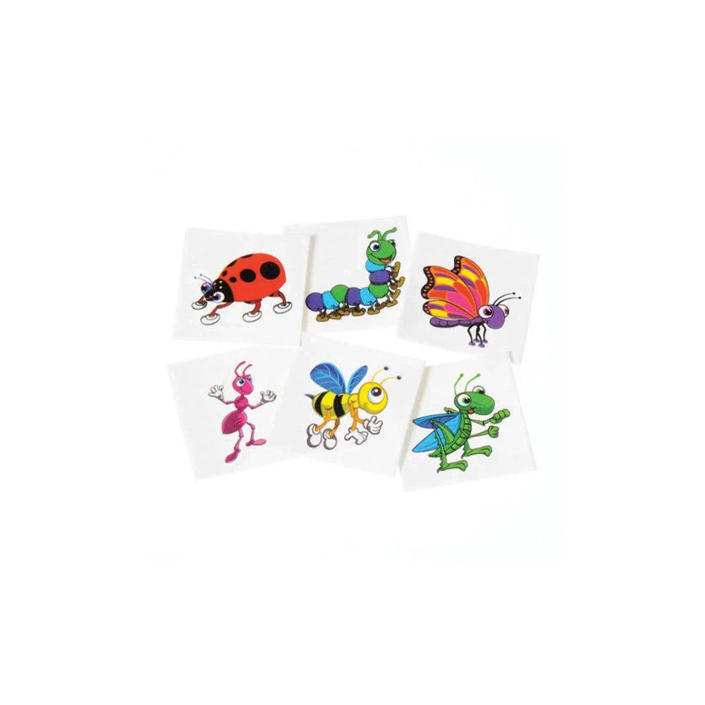 Insect Temporary Tattoos - Assorted 1
