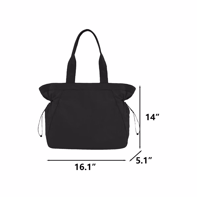 High-Capacity Nylon Commuter Tote