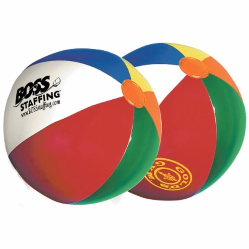 Mini Size 4.5" Diameter Beachballs with multi-color panels