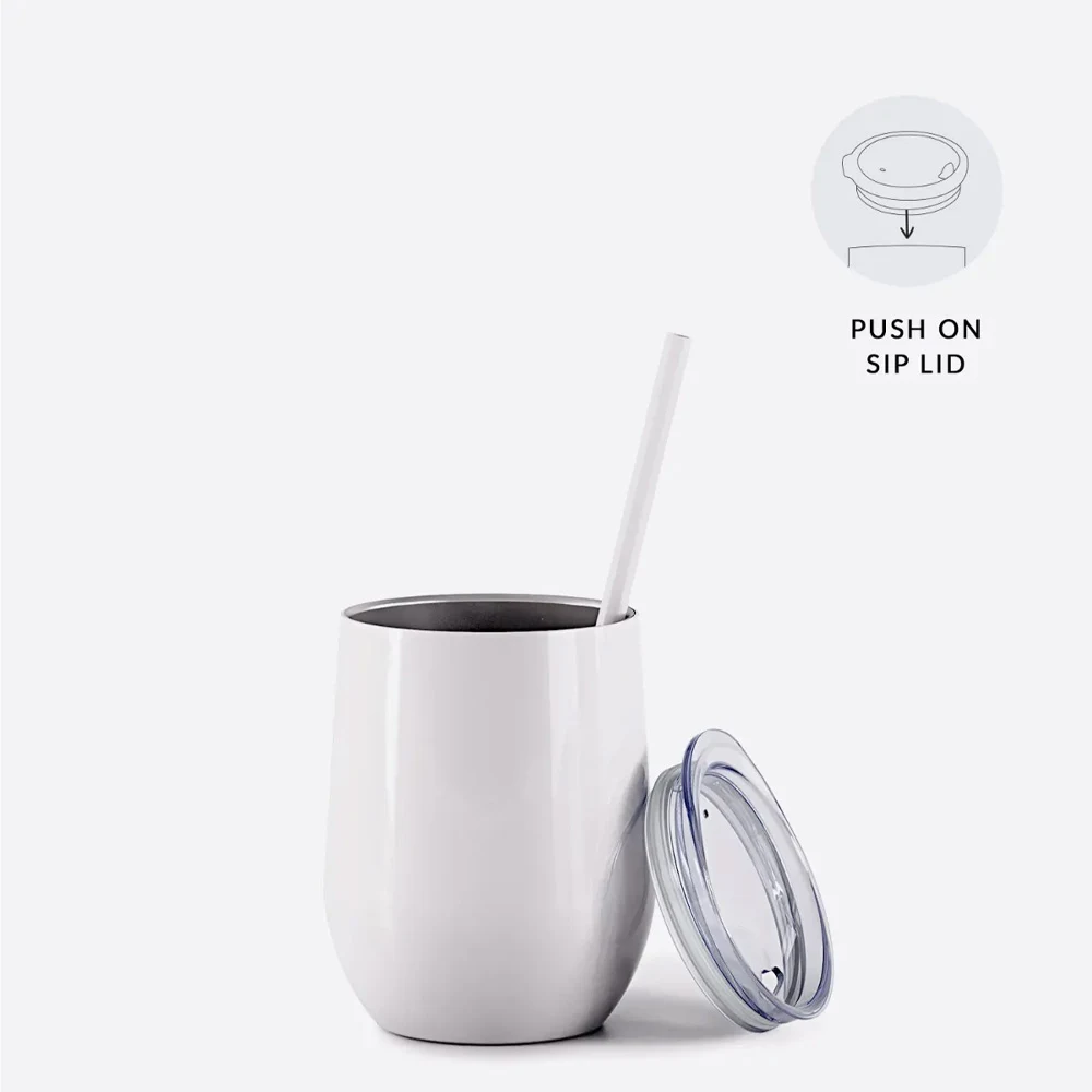 12 oz full sublimation bev stainless steel vacuum cup. 1