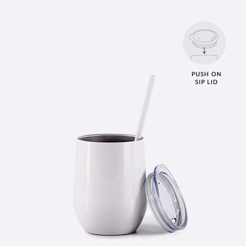 12 oz full sublimation bev stainless steel vacuum cup.