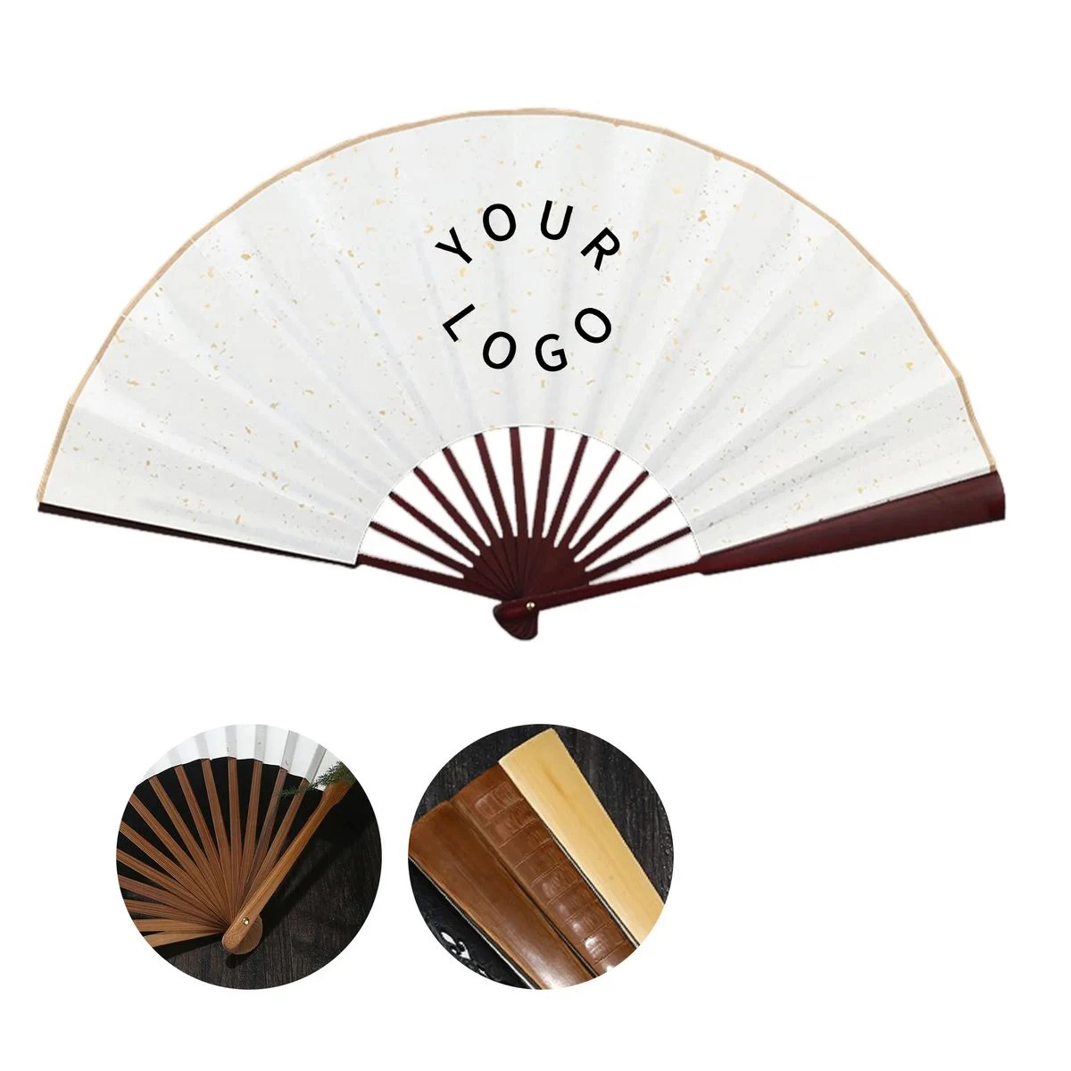 Portable Paper Folding Fan 20 Inch for Outdoor Cooling 1