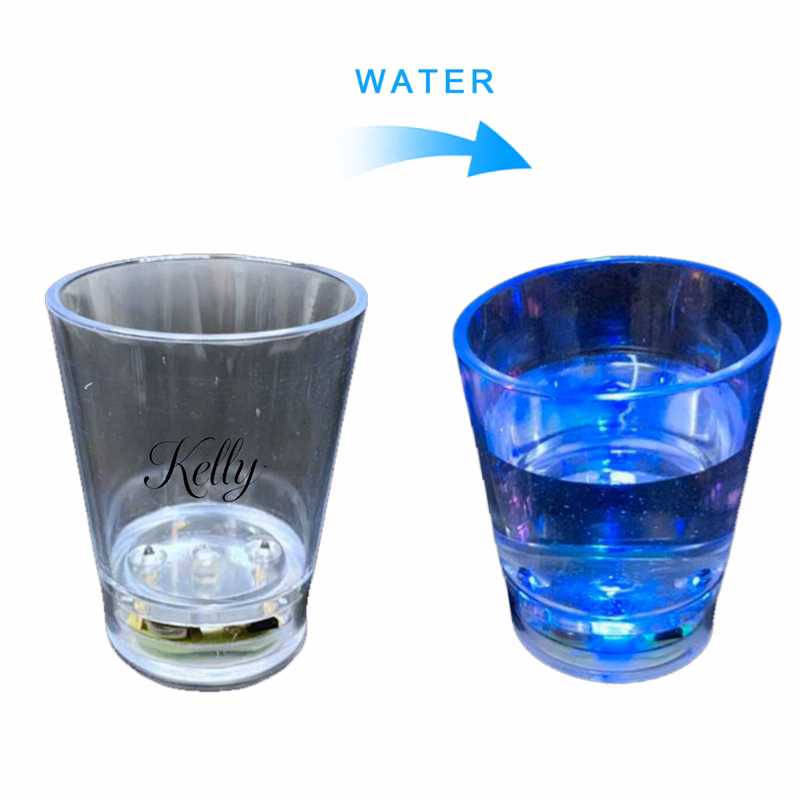 2oz Liquid Activated LED Light Up Color Changing Shot Cup