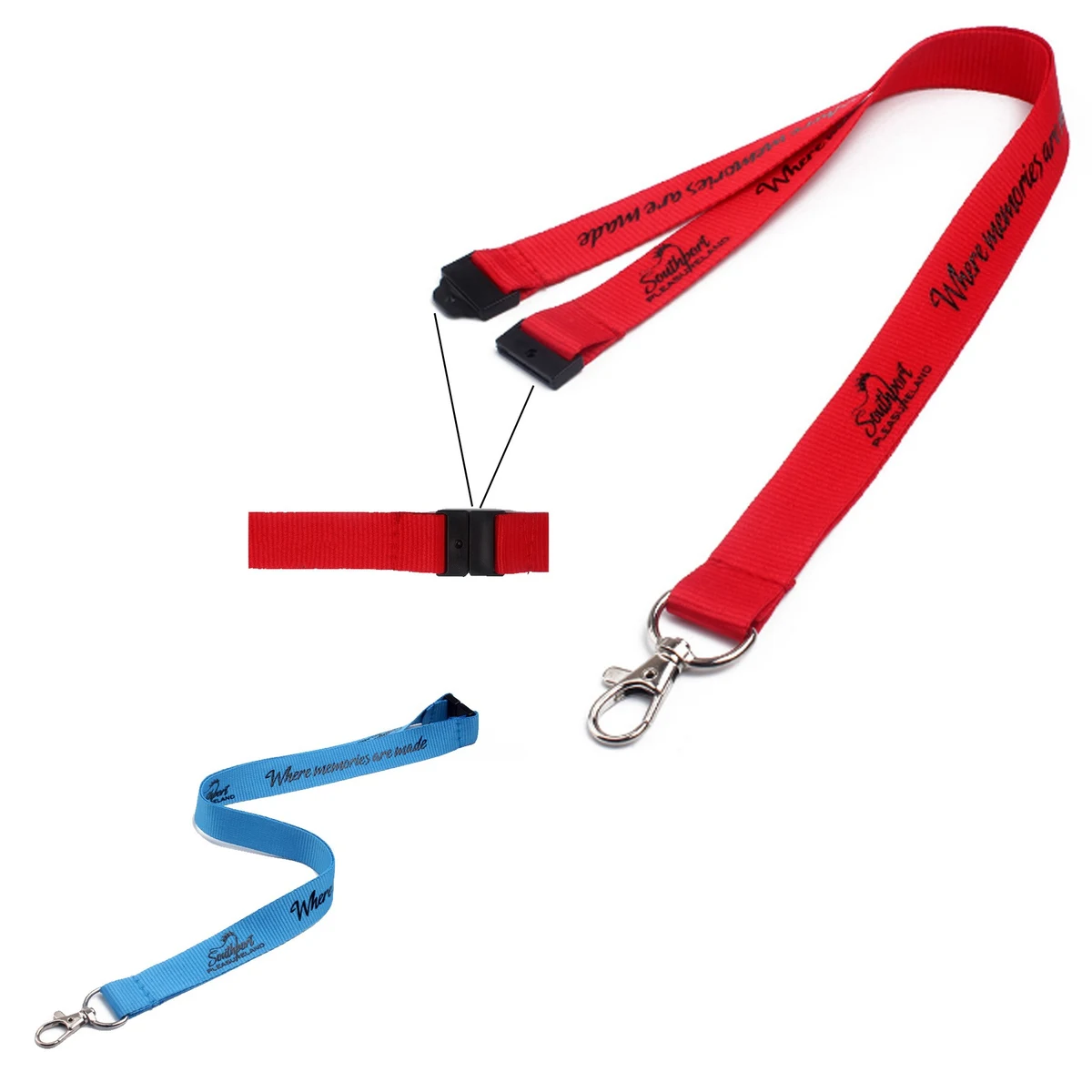 3/4" Silkscreen Polyester Lanyard 1