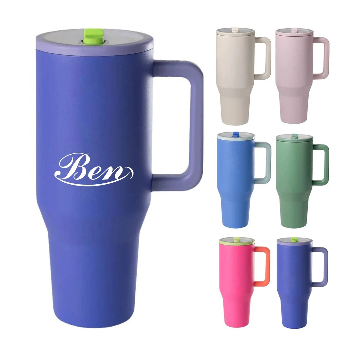 40oz Foldable Straw Lid Car Cup 1