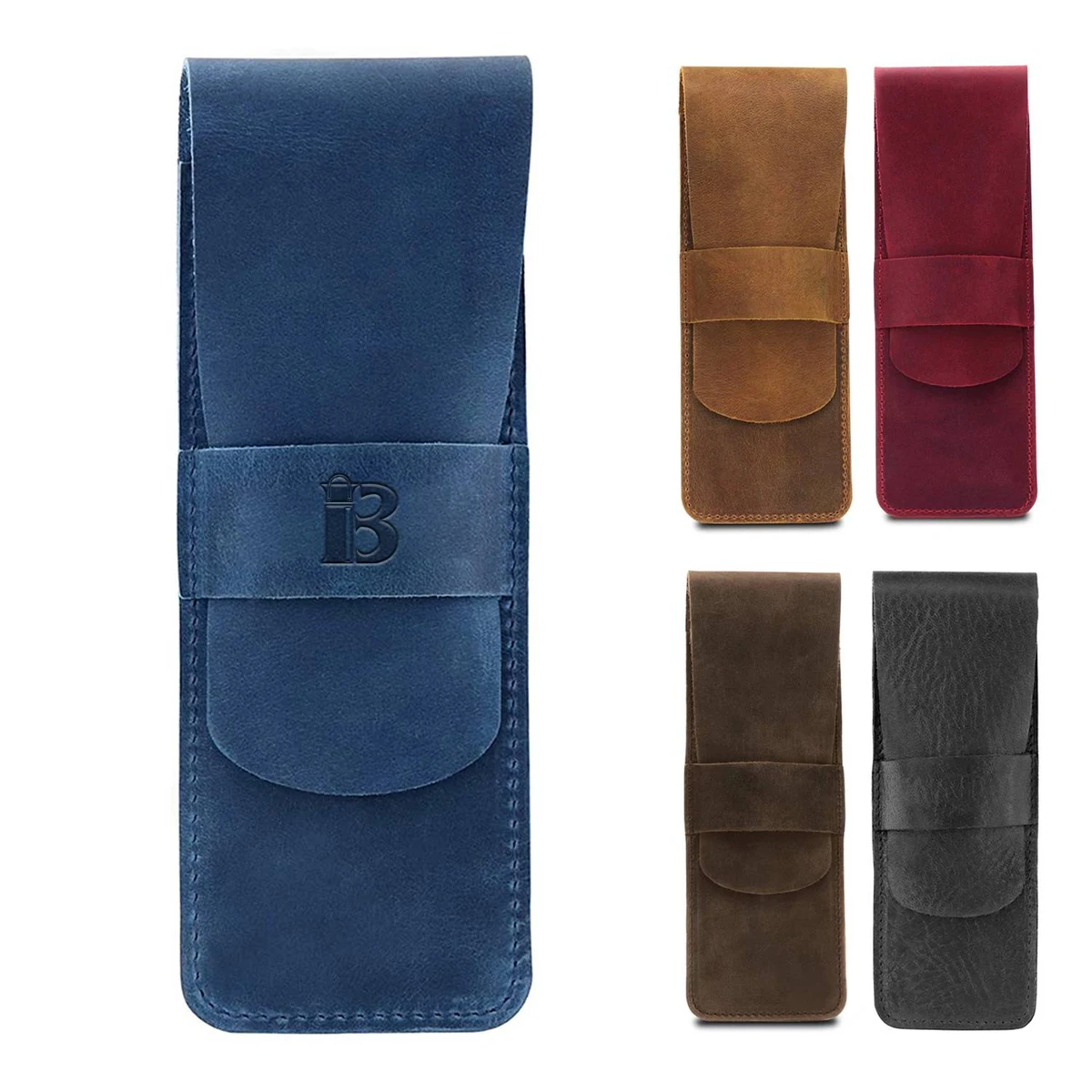 Leather Pen Case with Sleeve Cover 1