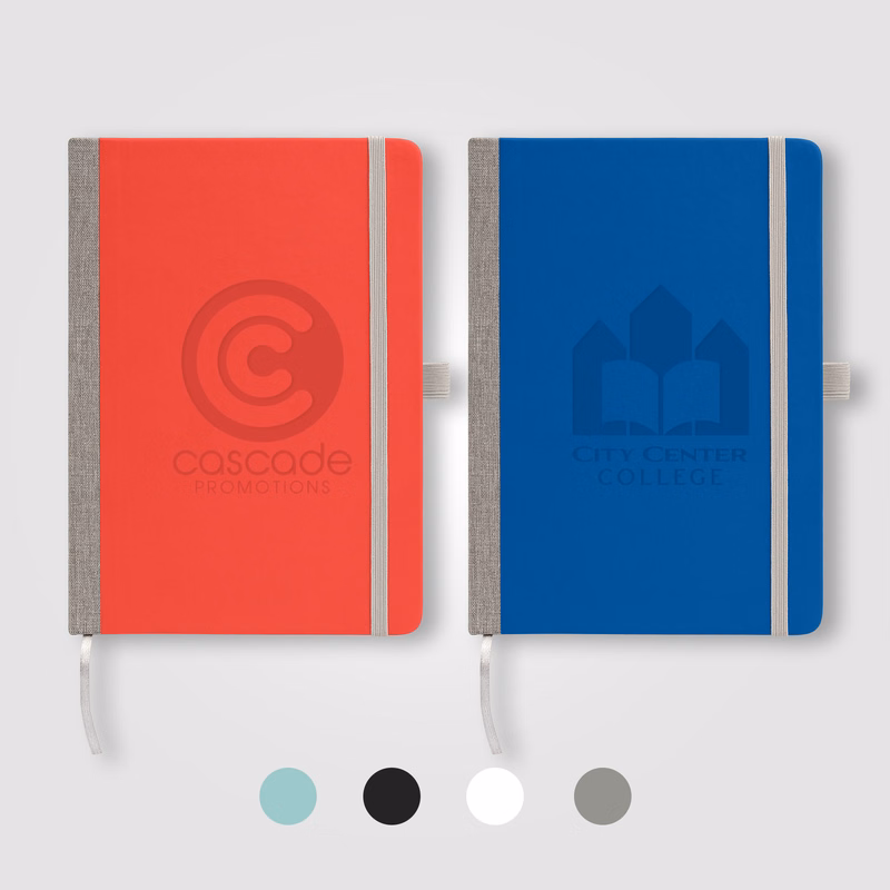 Steinbeck - Recycled Two Tone Hard Cover Notebook