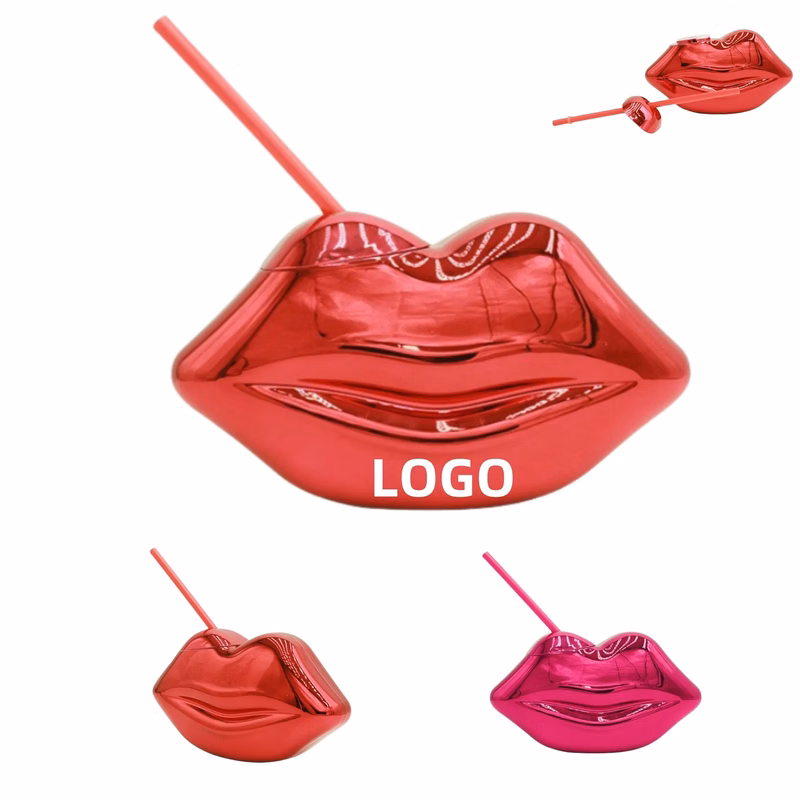 24oz Creative Electroplated Lip Straw Cup