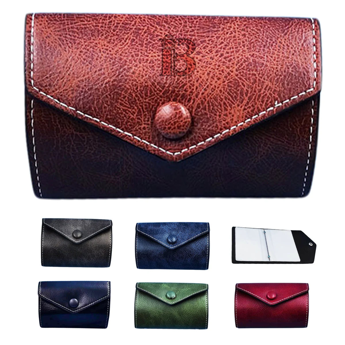 PU Leather RFID Blocking Card Holder Wallet 1