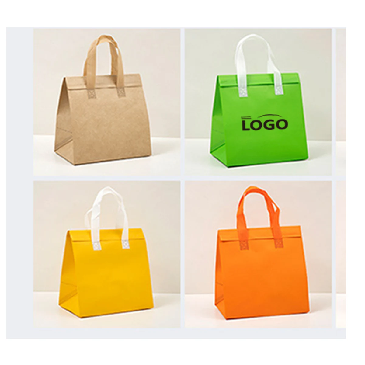 Insulated Aluminum Foil Lined Takeout Bag Coffee Cooler 1