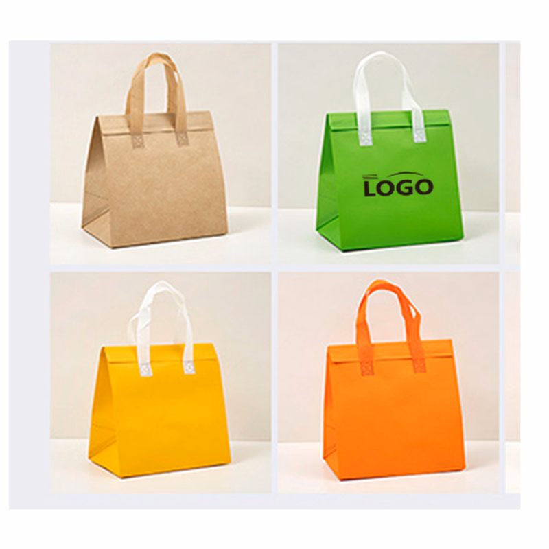 Insulated Aluminum Foil Lined Takeout Bag Coffee Cooler