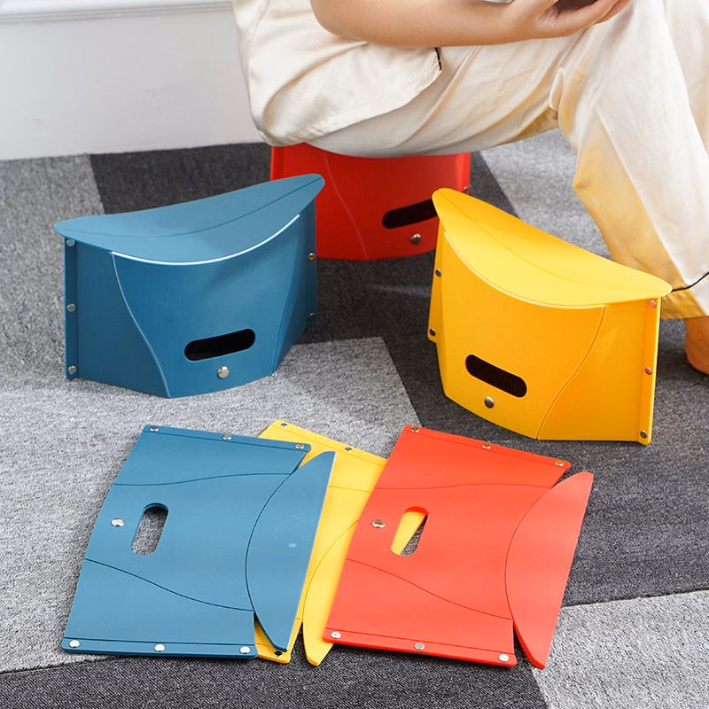 Folding Portable Plastic Stool Lightweight Camping Fishing