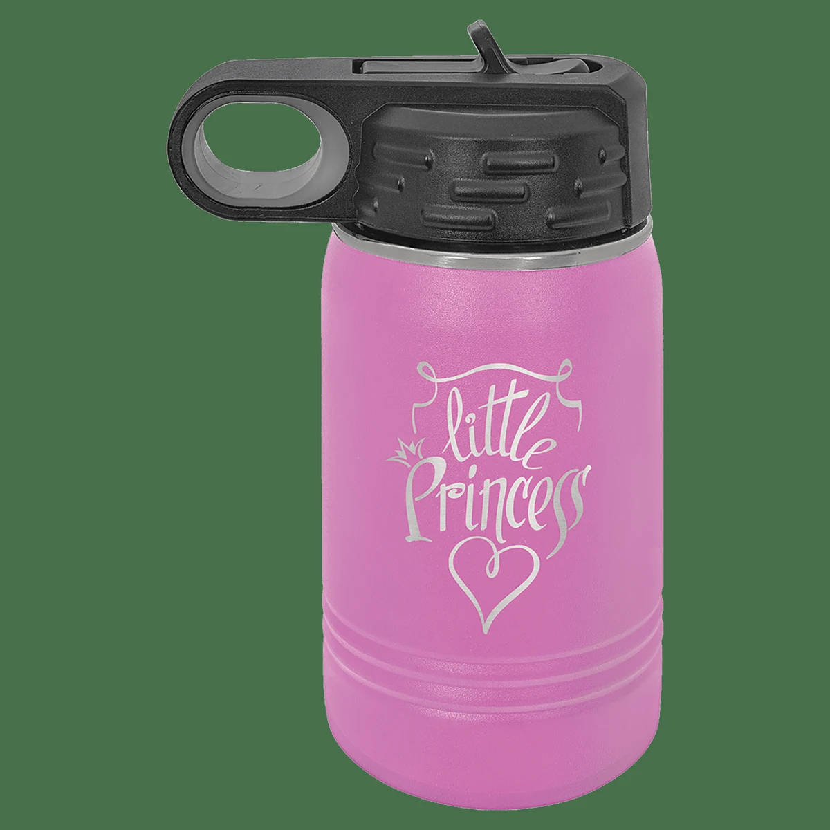 12 oz. Light Purple Laser Engraved Polar Camel Water Bottles 1
