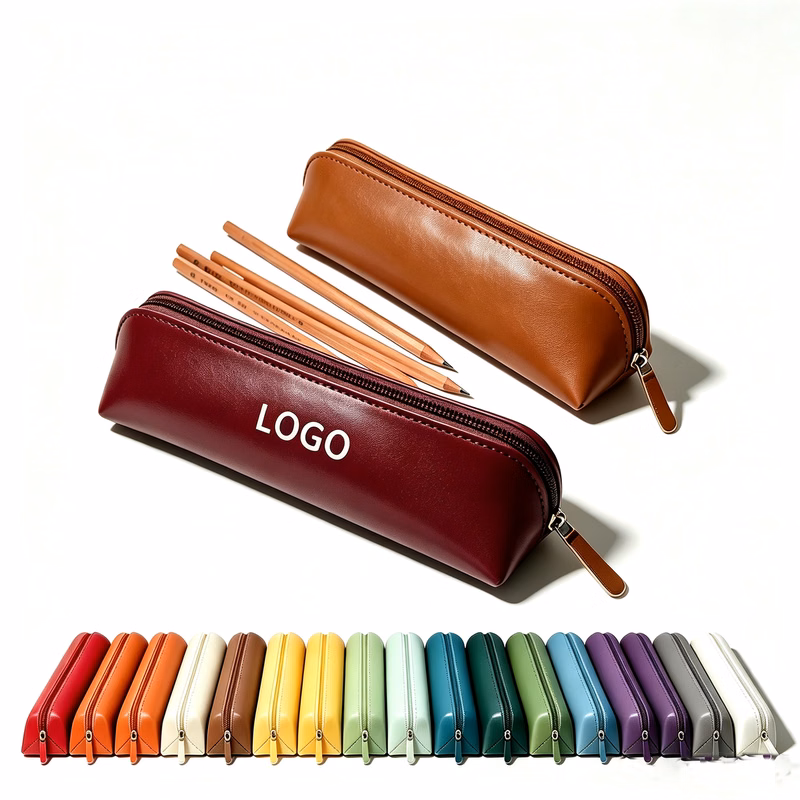 Stylish Triangle PU Pencil Case