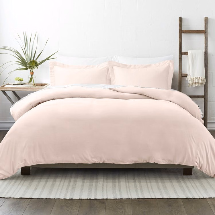 Duvet Cover Sets - Light Pink King 3 Piece