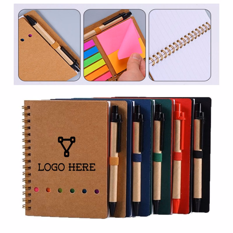 Promotional Kraft Paper Coil Notebook