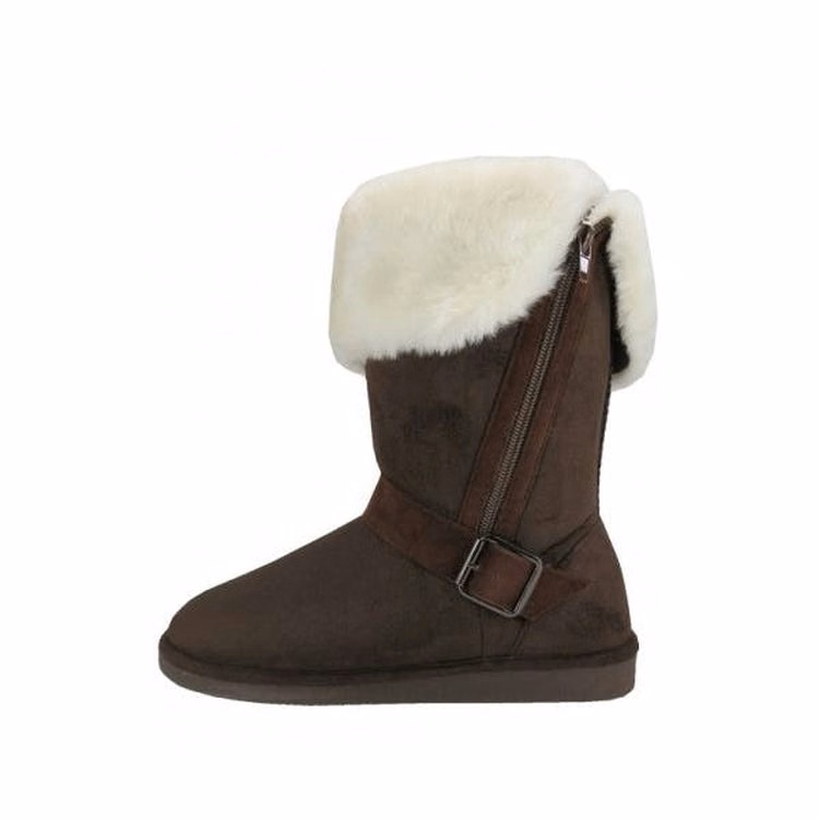 Women's Winter Boots - Brown Sizes 6-11 Fur Cuff