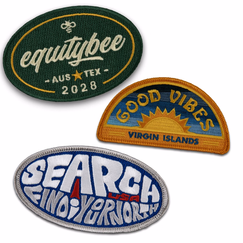 3.5" Embroidered Patch (100%)