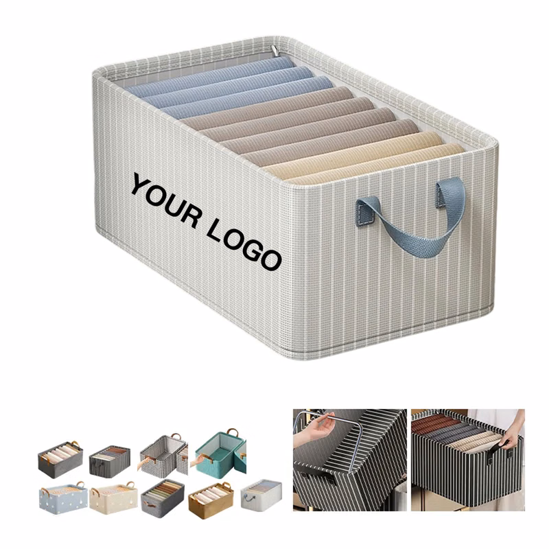 Collapsible Storage Bin with Lid