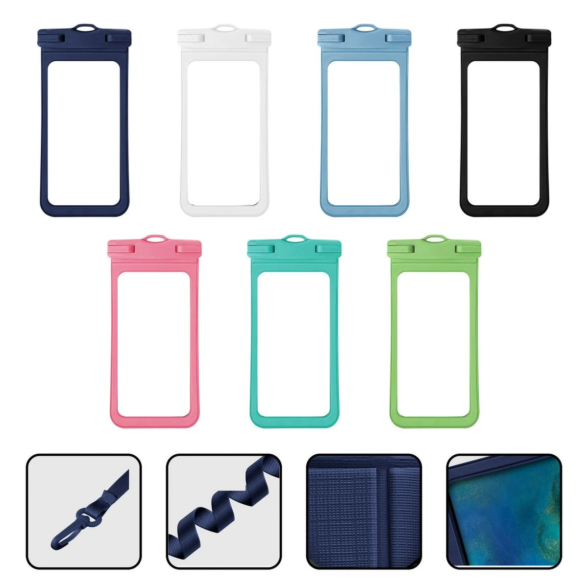 Dual-Lock PVC Lanyard Case 1