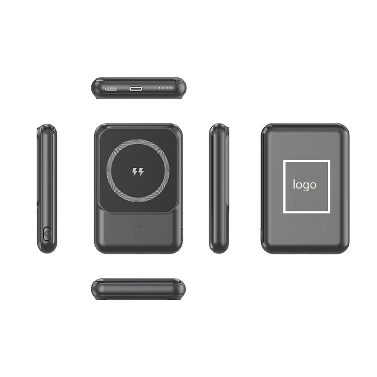 Magnetic Wireless Fast Charging Power Bank - 5000 mAh 1