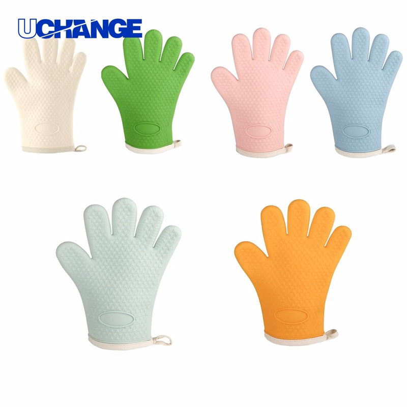 Silicone Heat Insulated Gloves for Cooking