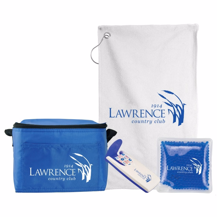 6 Pack Cooler Bag Golf Gift Set
