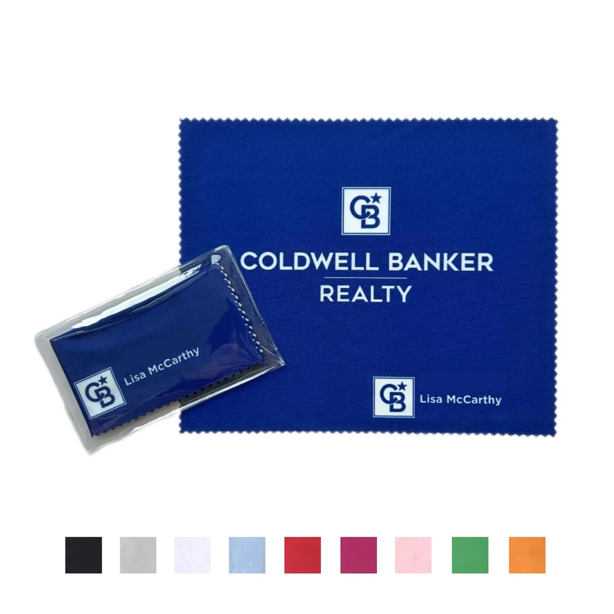 6"x6" Microfiber Cloth with Optional Vinyl Pouch 1