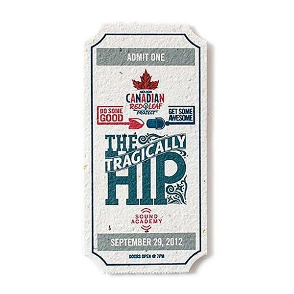 Seed Paper Ticket 1