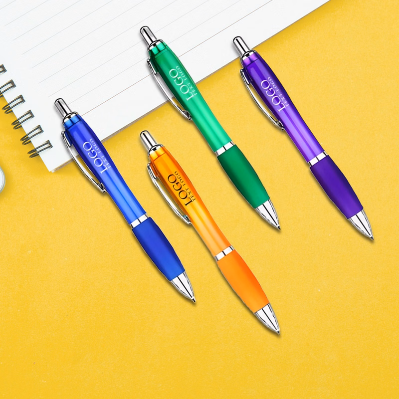 Click Action Plastic Satin Pen