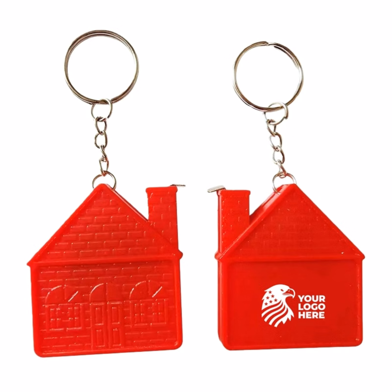 House Tape Measure Keychain Tool