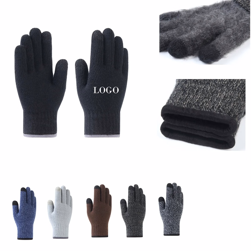 Touch Screen Thickened Knit Gloves