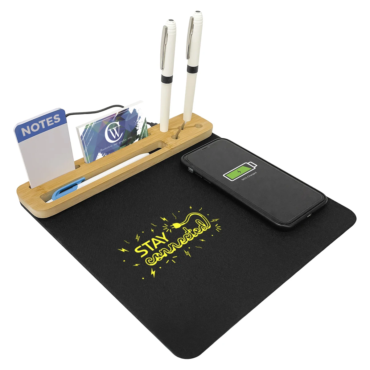 Eco Mouse Pad with 10W Wireless Charger 1