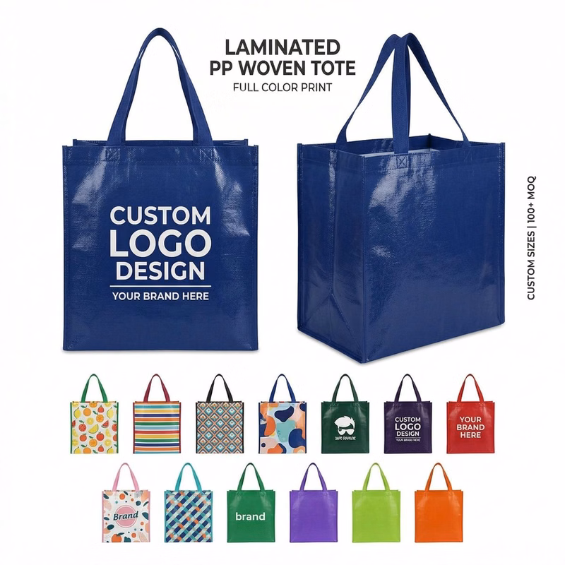 Foldable Polyester Shopping Tote Bag