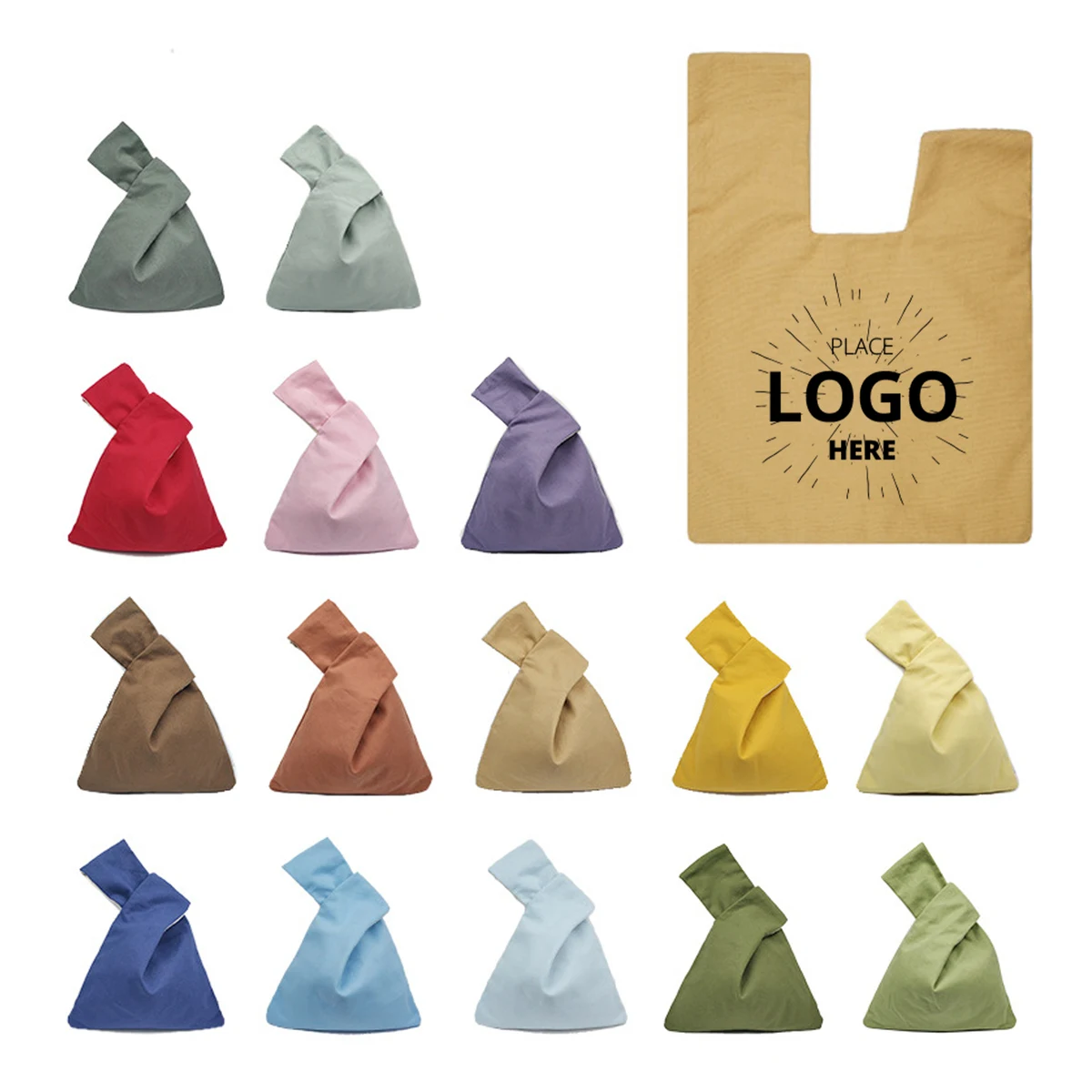 Canvas Knot Wrist Bag 1
