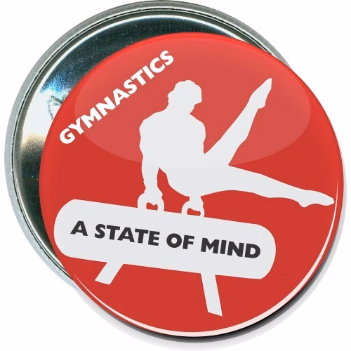 Gymnastics A state of mind, Sports Button