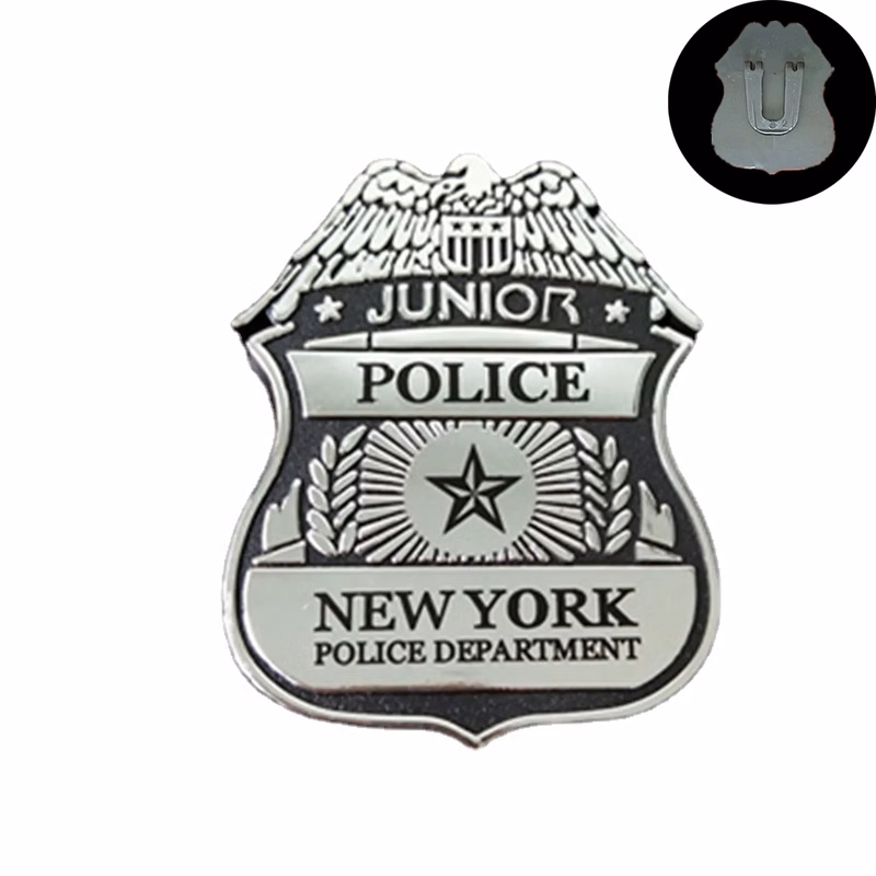 Plastic School Pin Badge