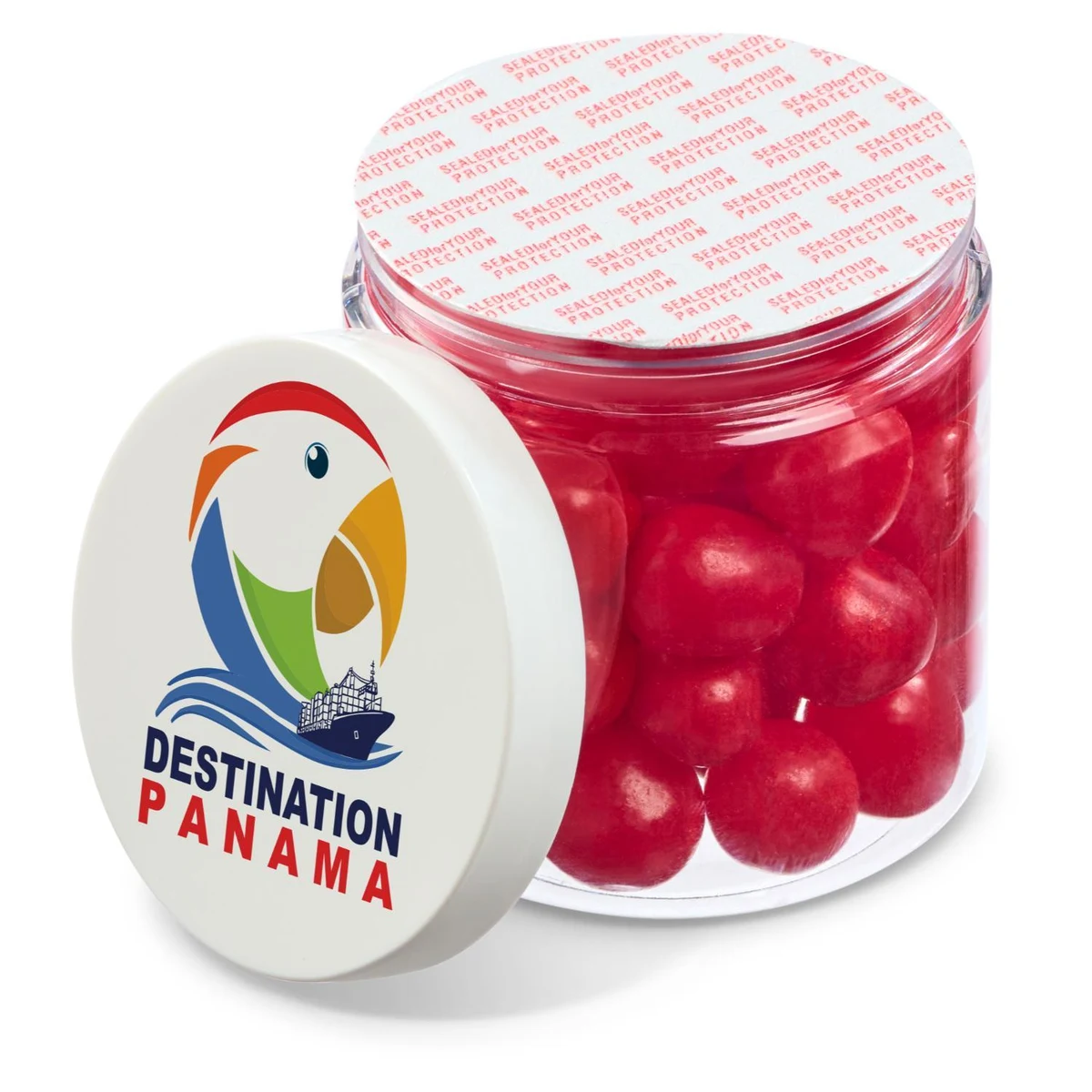 8 OZ JAR OF SOUR BALLS 1