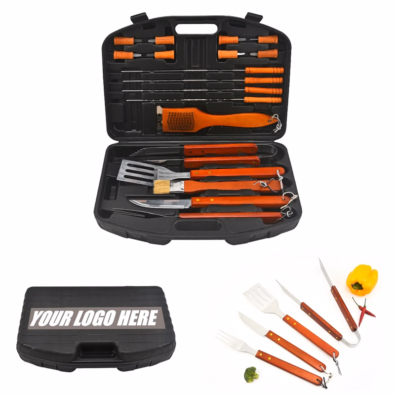15 Pieces Stainless Steel Barbecue Tool Set